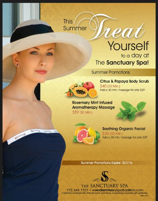 Sanctuary's Award Winning Spa Services Treat yourself to a classic “spa day,” including a Sanctuary Signature Massage, Custom Facial, and Classic Manicure/Pedicure. Gentlemen’s Spa Medley 3 Hours Unwind from head to toe with treatments designed especially for gentlemen.
