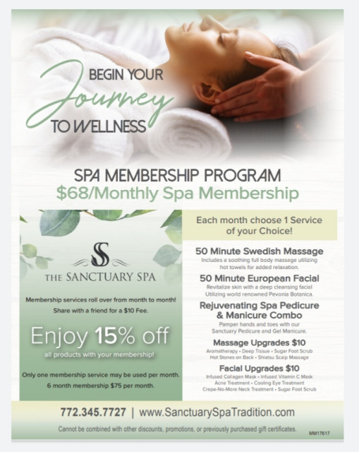 to The Sanctuary Spa at Tradition, Port St. Lucie, Florida 772
